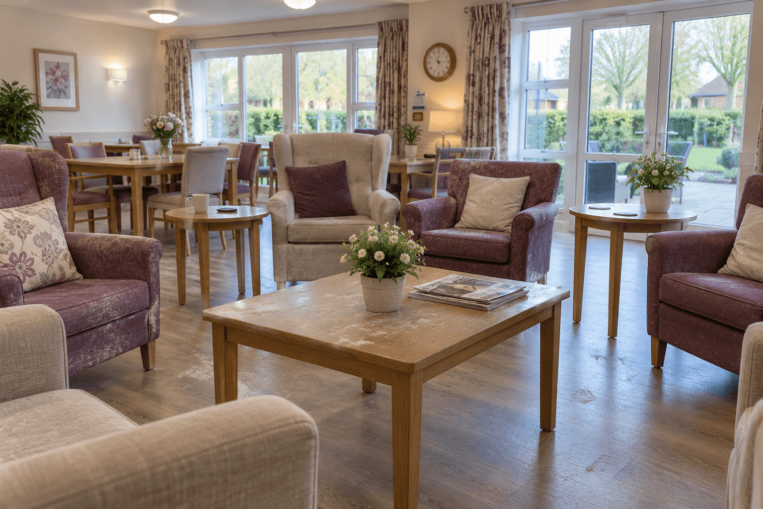 Cosy Communal Lounge Before Refresh