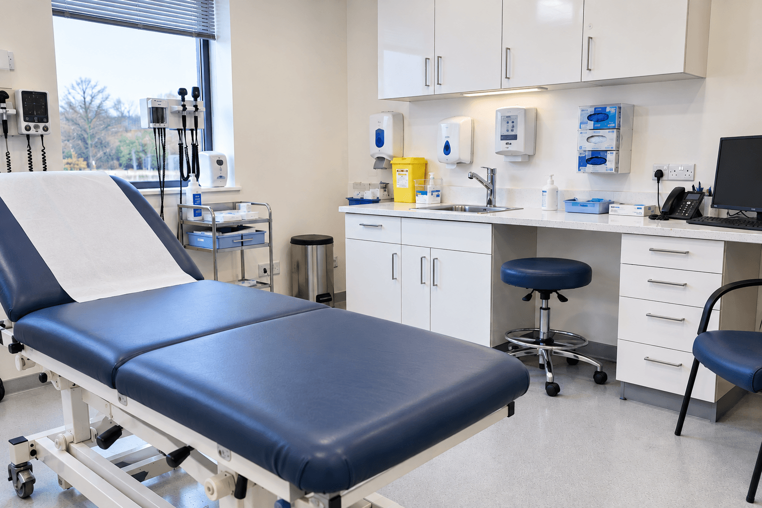 Modern Clean Medical Examination Room