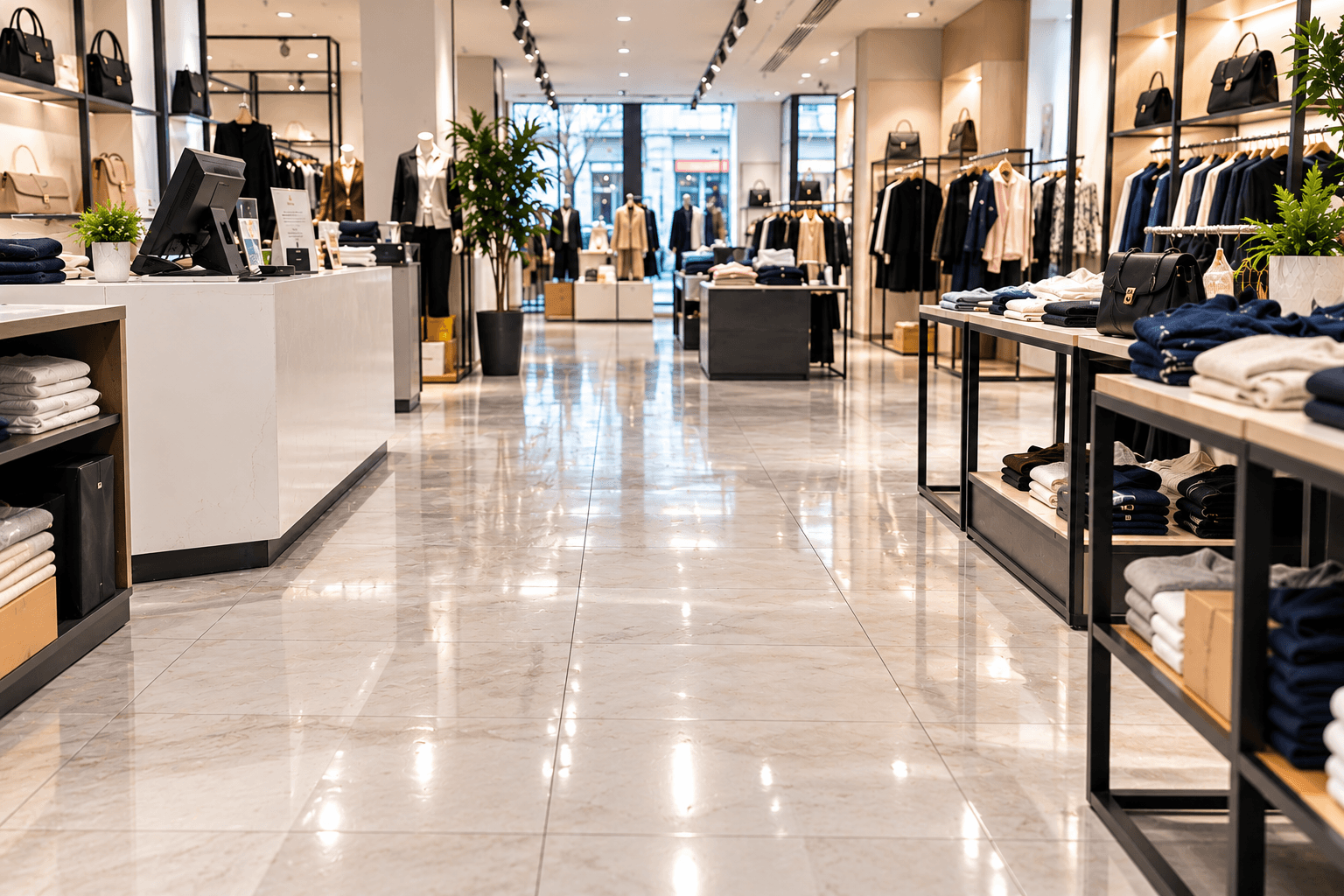 Polished Modern Boutique Interior